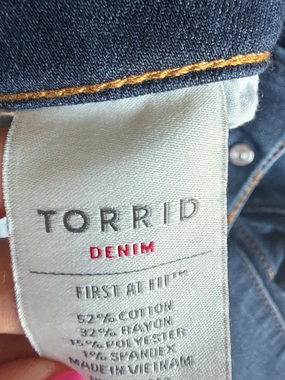 torrid Dark Blue Jeggings Crop LIKE NEW 16